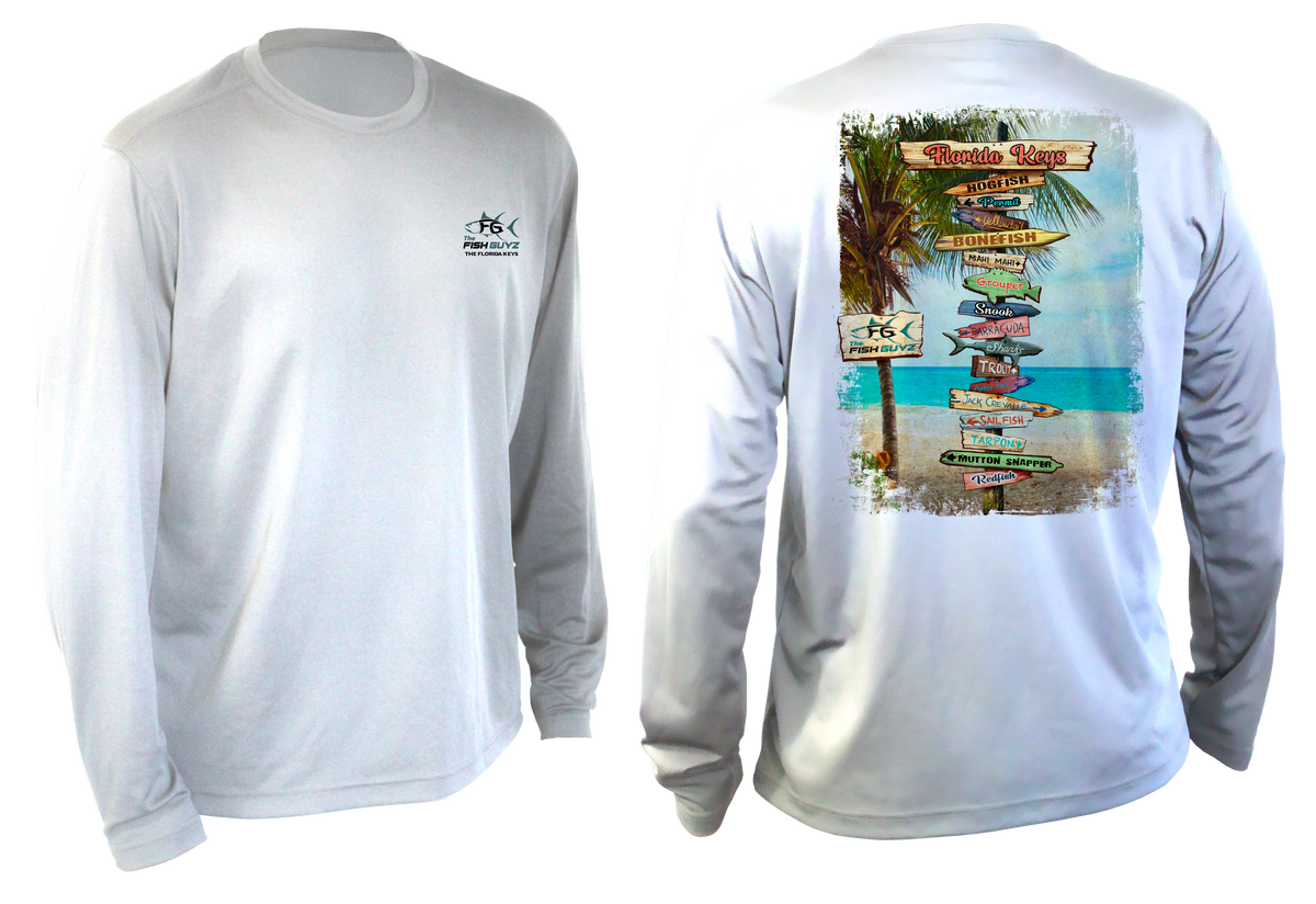 Fish of The Florida Keys Long Sleeve Shirt – The Fish Guyz TV