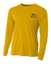 Tigers' Gold Long Sleeve shirt with Purple/Black Fish Guyz Logo